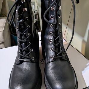 Black Leather Women's Boots
